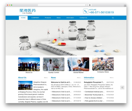 Third best WordPress theme - xwpha.com