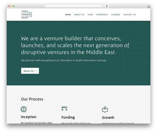 WordPress theme Divi - takenseat.com