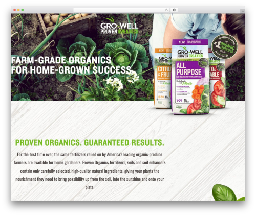WordPress theme HTML5 Blank - provenorganics.com