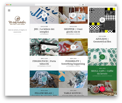 Binder WordPress theme - marcanda.it