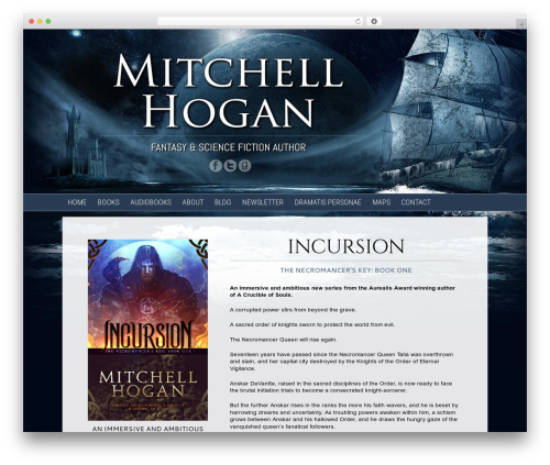 Fixed Width Theme 7.0 (Fixed Width) WordPress theme design - mitchellhogan.com