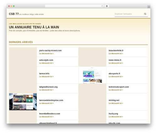 Maxwell WordPress theme - csb77.fr Maxwell WordPress theme - csb77.fr