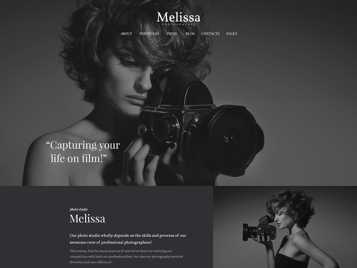 Melissa theme WordPress