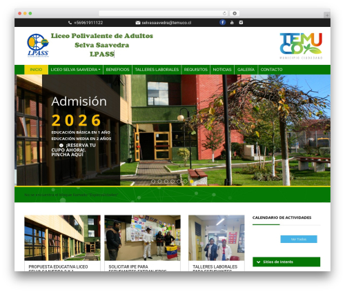 Tema WordPress theme - selvasaavedra.cl