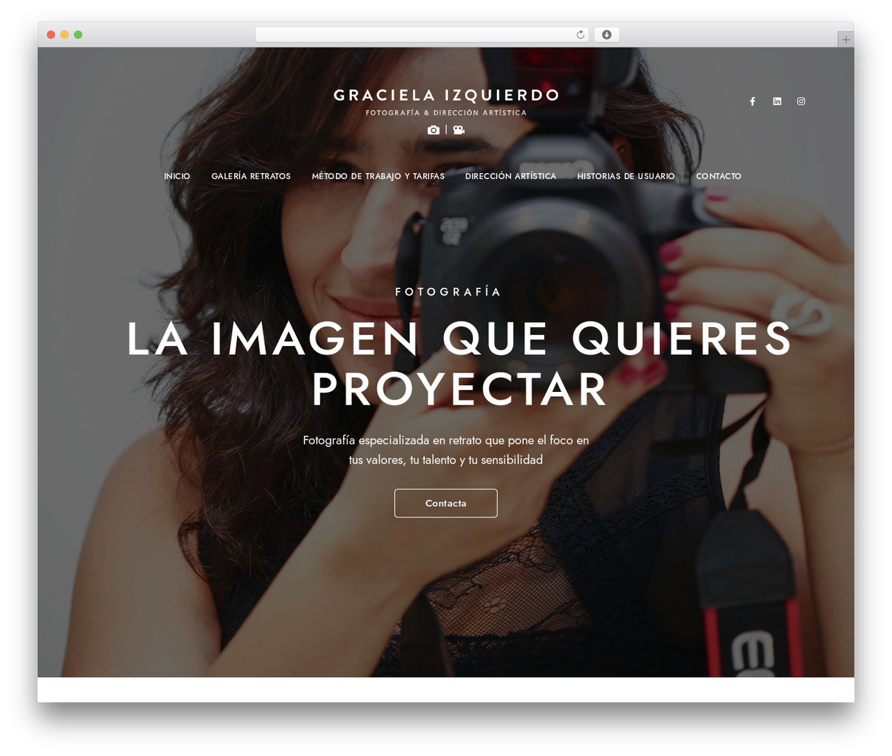 WordPress theme Blacksilver - gracielaizquierdo.com