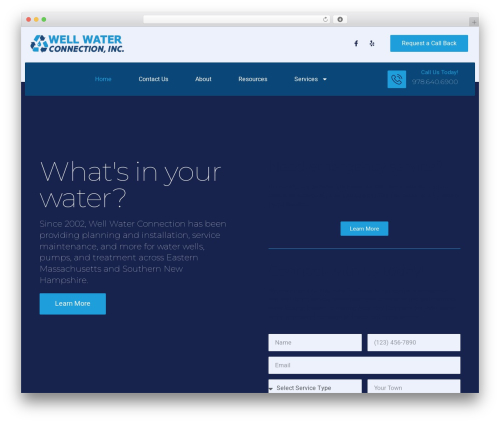 Tablentor WordPress plugin - wellwaterconnection.com