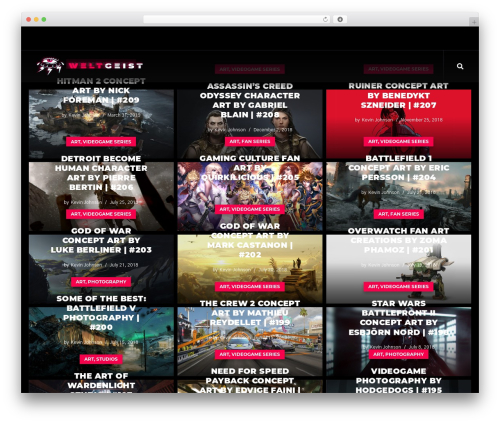 WordPress theme Weltgeist - escapethelevel.com