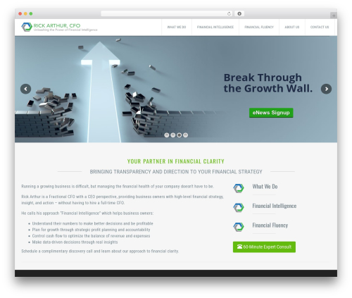 ammo WordPress theme - cforickarthur.com