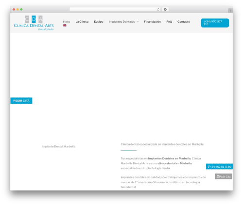 Astra WP theme - implantedentalarts.es