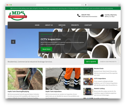BuildPress WP Theme WordPress theme - mdsenvironmental.ie