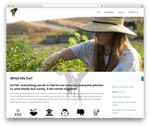 Customify top WordPress theme - firstgenerationfarmers.org