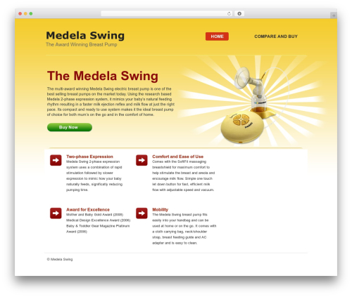 eProduct WordPress theme - medelaswing.co.uk