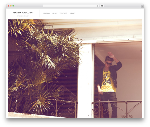 Fluxus WordPress theme - manuaraujo.com