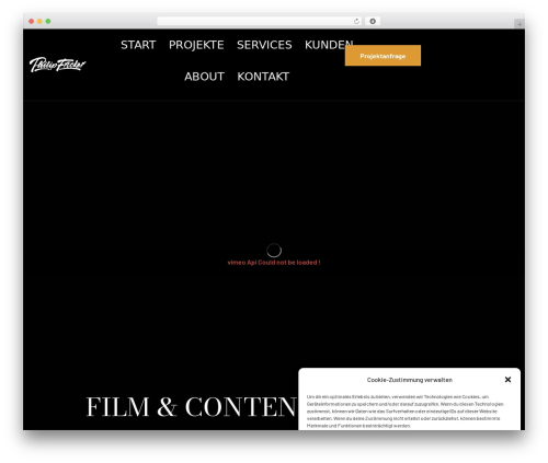 Frames WordPress theme - philipfricker.de