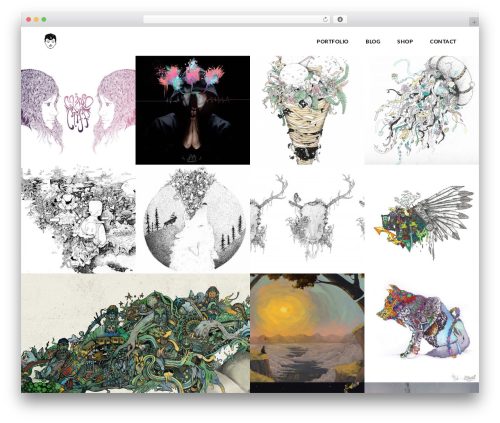 Illustrator WordPress theme - mindcliff.eu