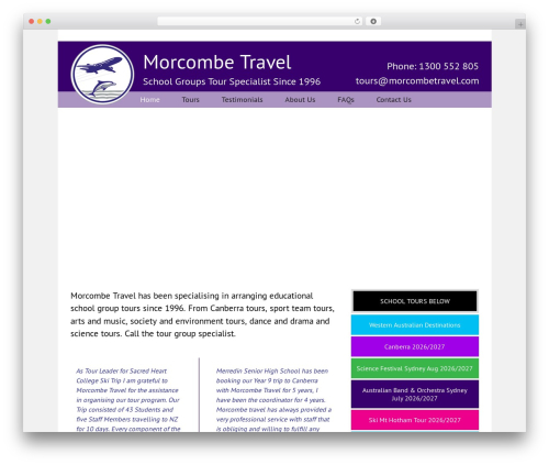 GC Testimonials (gc-testimonials) free WordPress plugin - morcombetravel.com GC Testimonials (gc-testimonials) free WordPress plugin - morcombetravel.com