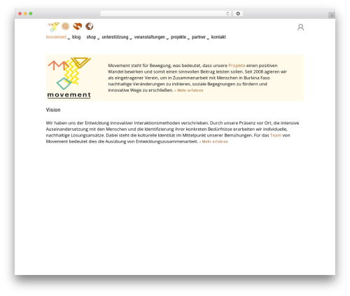 Responsive Pro best WordPress theme - movement-verein.org