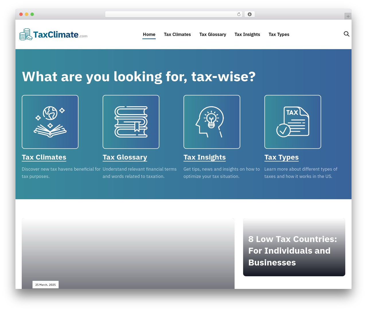 Theme WordPress Ave Child - taxclimate.com