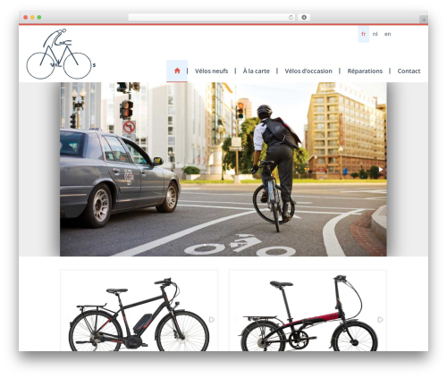 Theme WordPress Magic Vélos - magicvelos.be