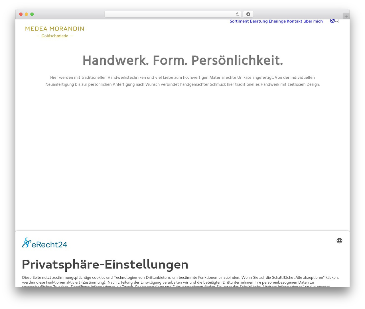 Uncode Child Morandin WordPress page theme - morandin.de