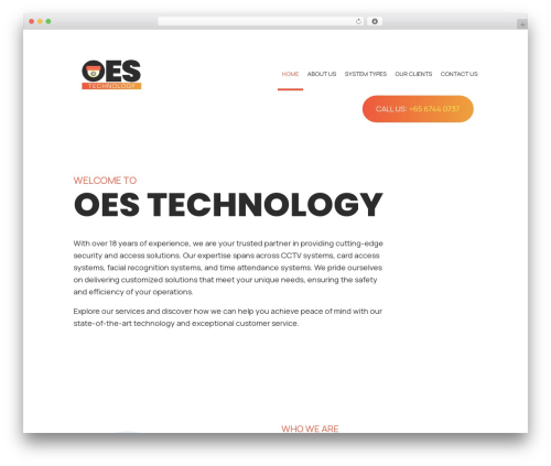 WordPress theme Divi - oestechnology.com