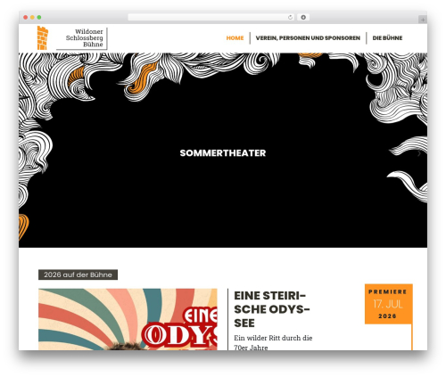 WordPress theme WP Bootstrap 4 - wildoner-schlossbergbuehne.at