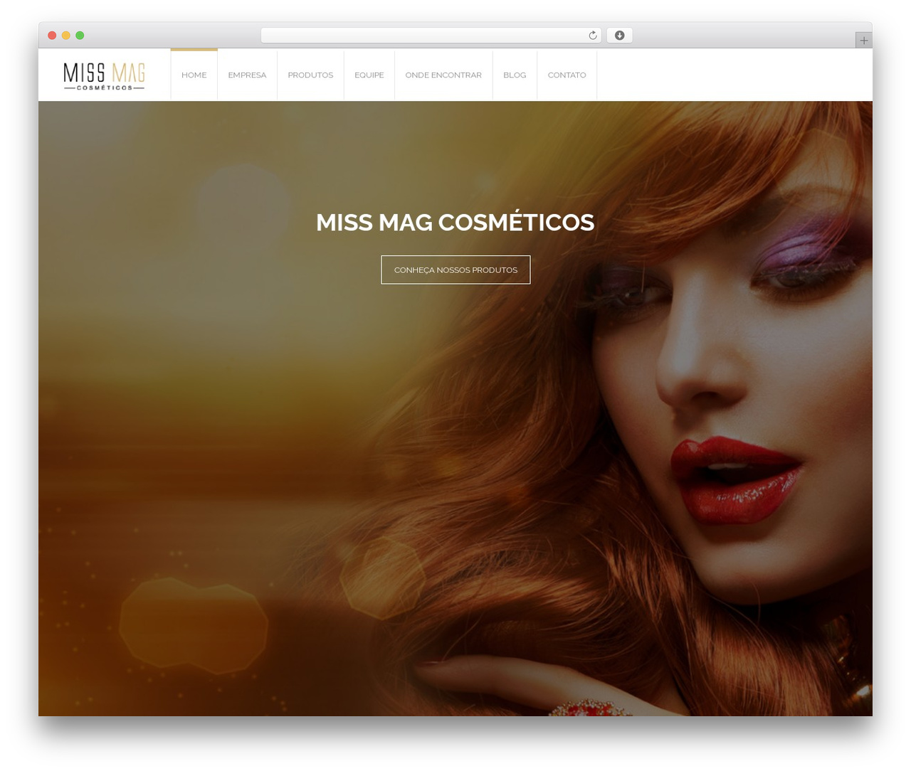 Arctic WordPress theme - missmag.com.br