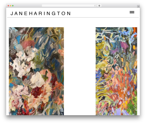 Blacksun WordPress theme design - janeharington.ca