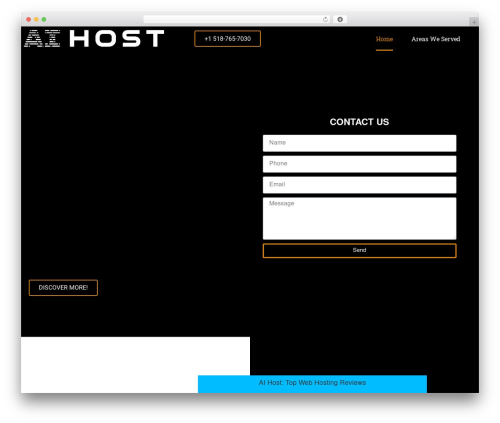 Bootstrap Basic WordPress theme - nycwebhosting.com