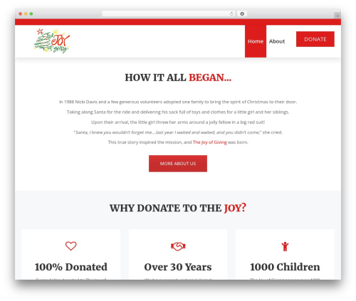 Charitab WP WordPress theme - jogchildren.org