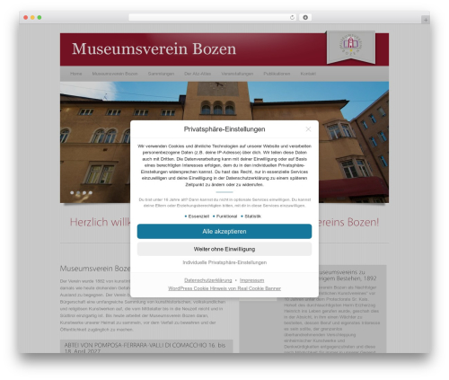 Equator top WordPress theme - museumsverein.it