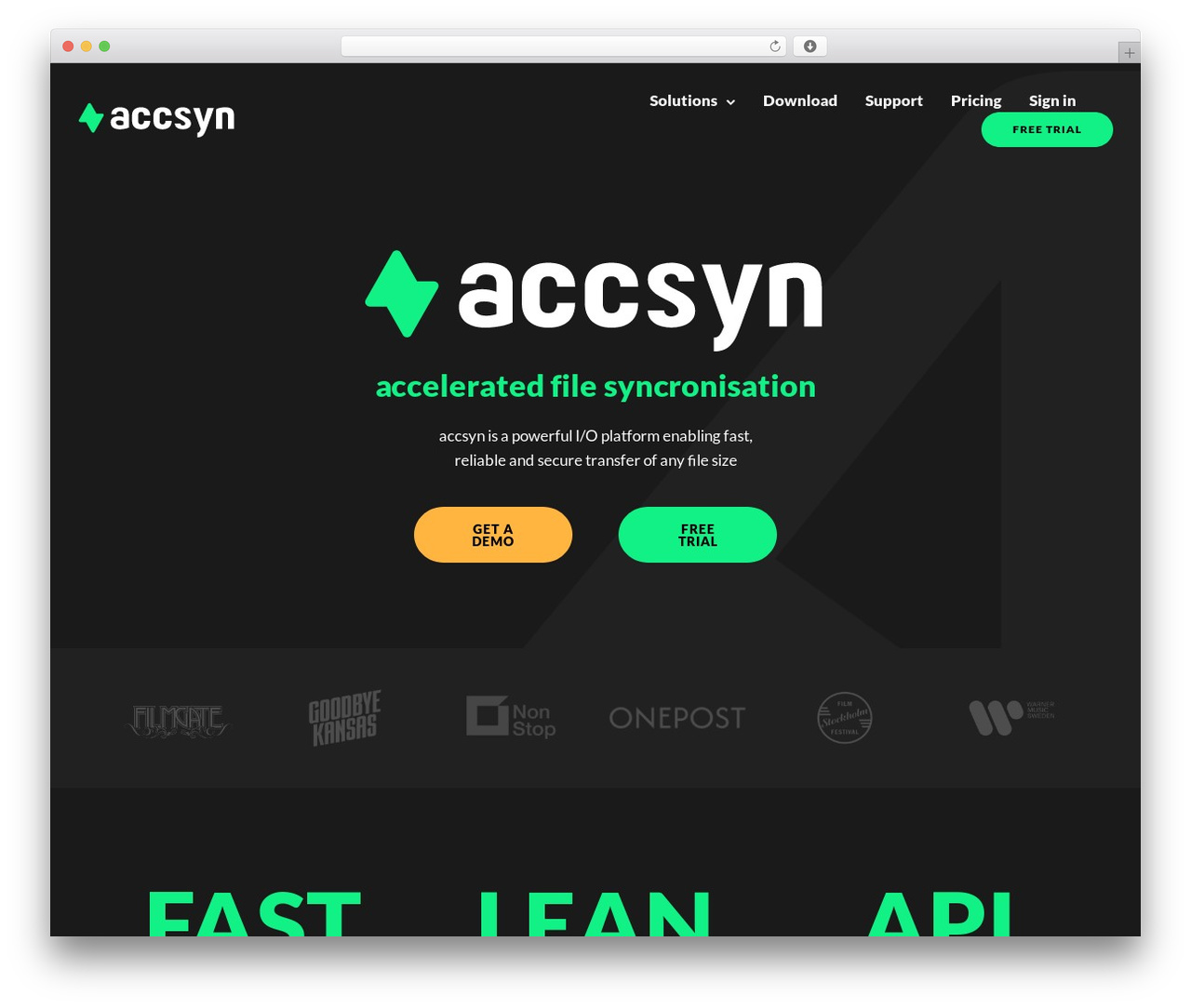 Exponent WordPress theme design - accsyn.com Exponent WordPress theme design - accsyn.com