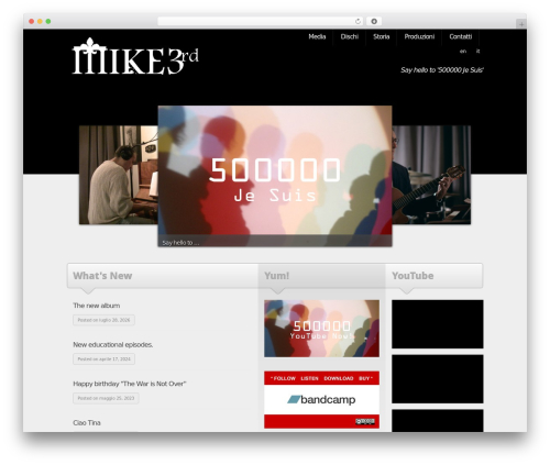 Theme WordPress Roundabout - mike3rd.com