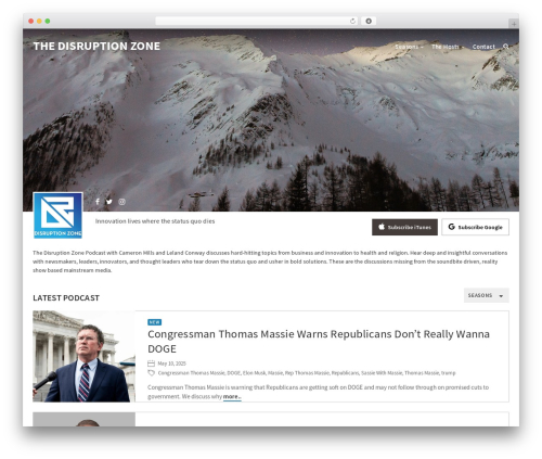 Theme WordPress Sonus - thedisruptionzone.com