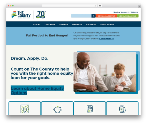 Hmenu WordPress plugin - countyfcu.org