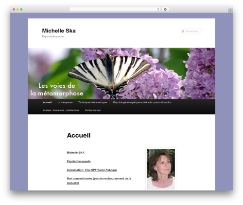 Twenty Eleven WordPress theme design - michelleska.be