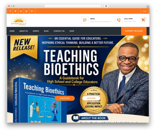 WordPress theme Servehuman - ethicallyspeaking.net