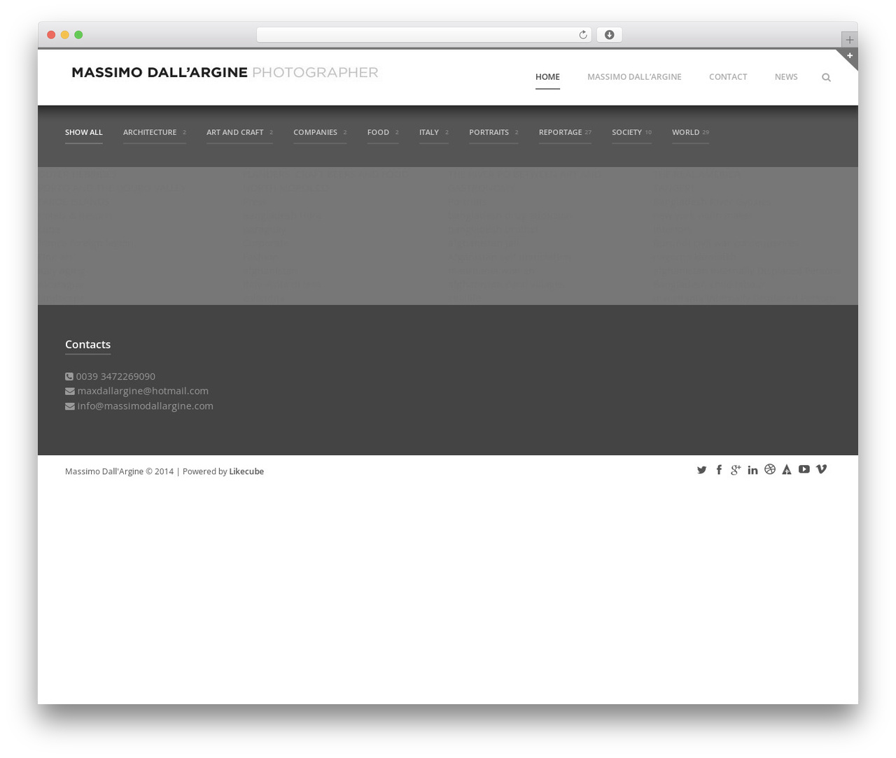 WordPress theme Flexit WP - massimodallargine.com