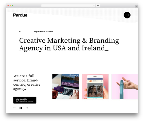 WordPress theme holmes - pardueassociates.com
