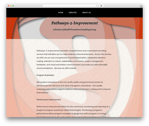 Argent theme WordPress - pathways2improvement.com