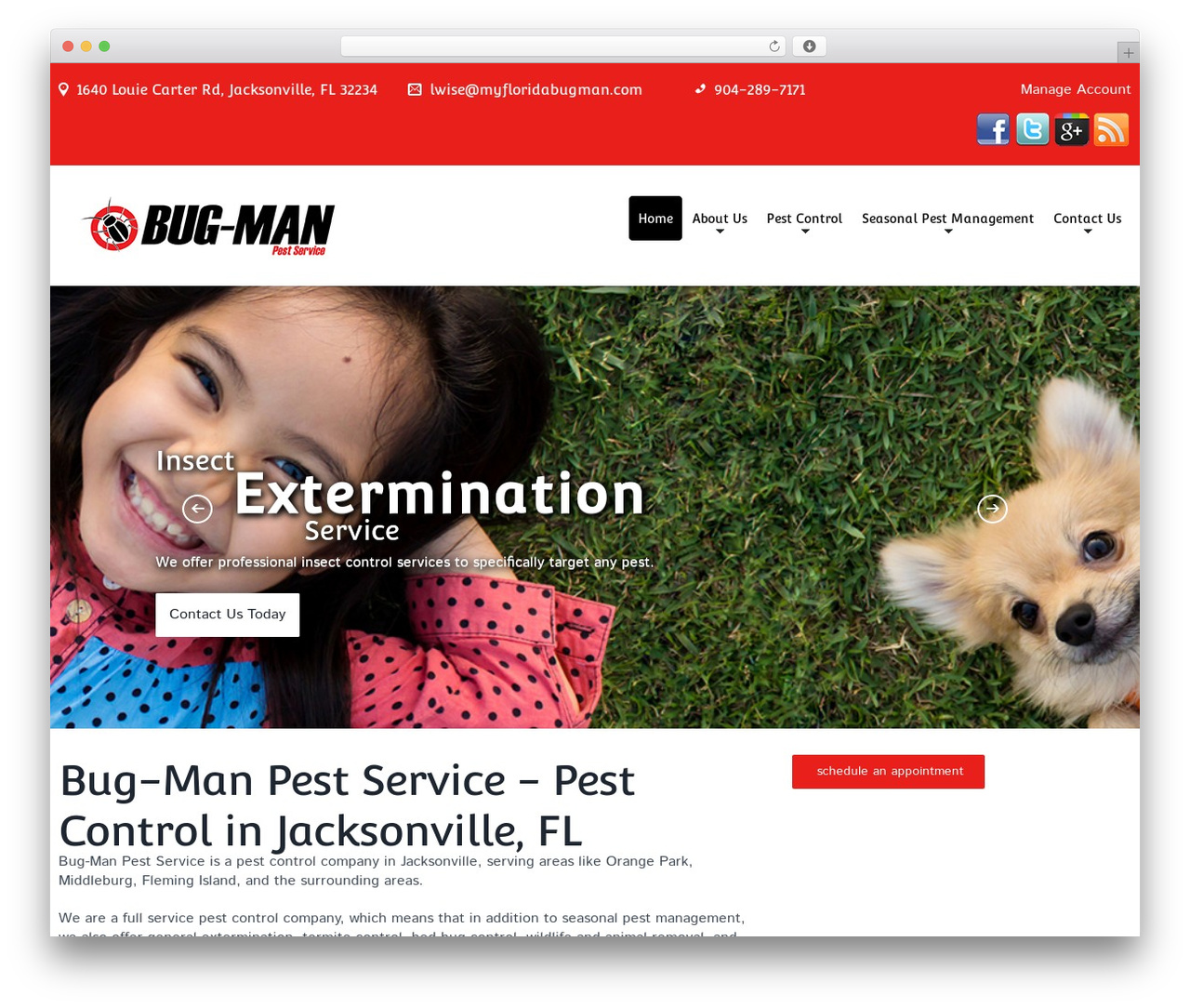 cherry WordPress theme design - myfloridabugman.com cherry WordPress theme design - myfloridabugman.com