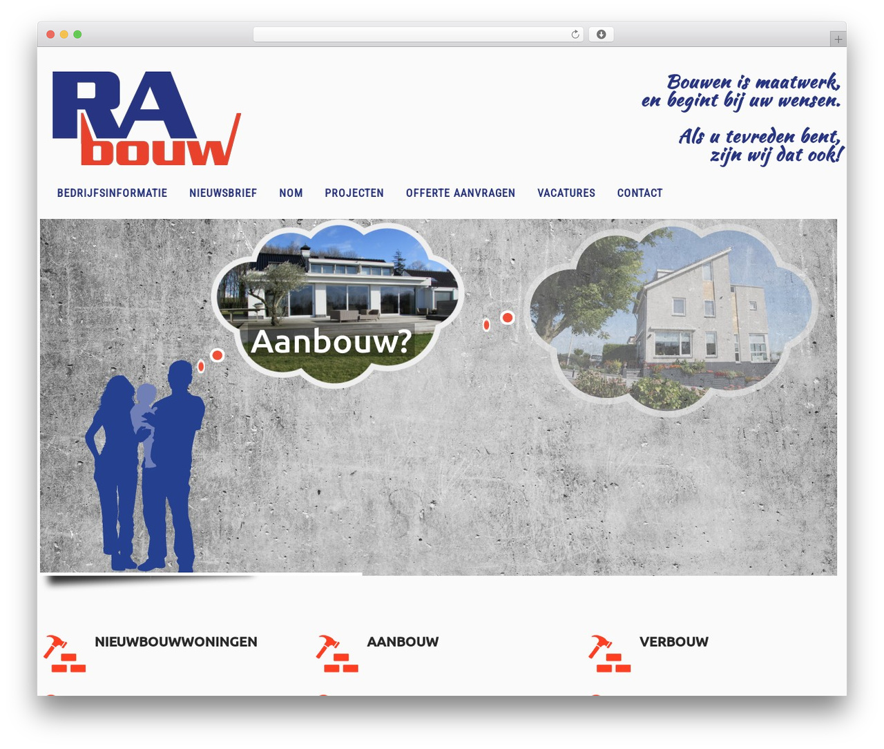 cherry WordPress theme - ra-bouw.nl
