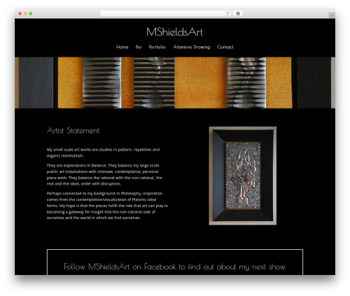 Divi WordPress theme - mshieldsart.com