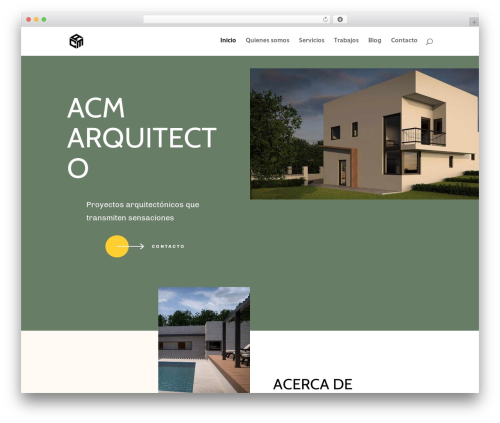 Divi WordPress theme - acmarquitecto.com