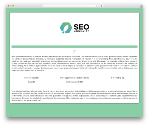generic-site WordPress theme - seo-annuaire.eu