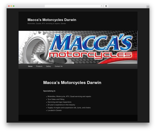 Cms WordPress plugin - maccasmotorcycles.com.au