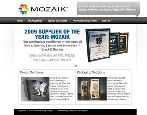 Mozaik WordPress theme by Bop Design