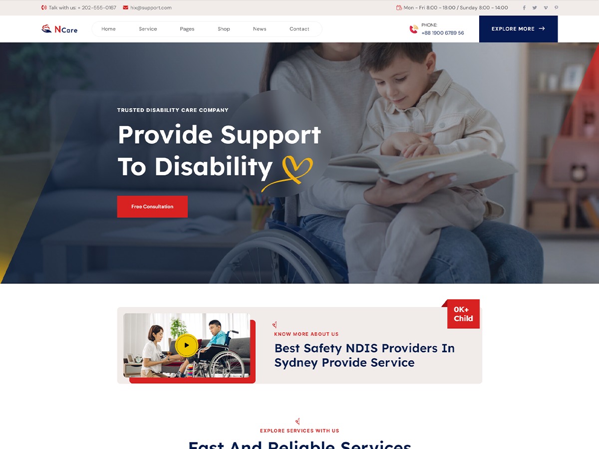 Ncare theme WordPress Ncare theme WordPress