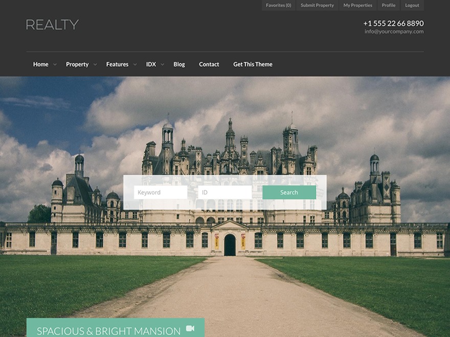 Realty (Share On Theme123.Net) real estate WordPress theme by ThemeTrail