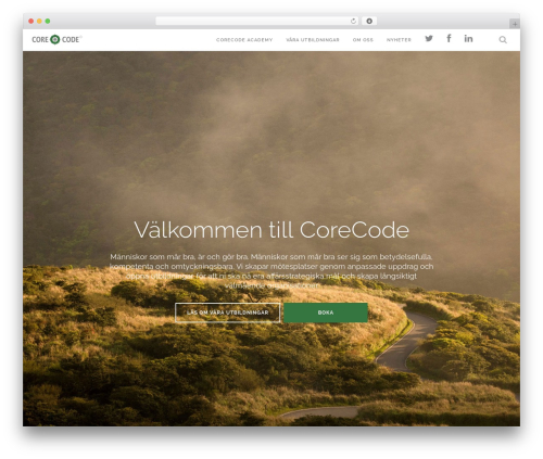 Shapely WordPress theme design - mlagerstrom.com